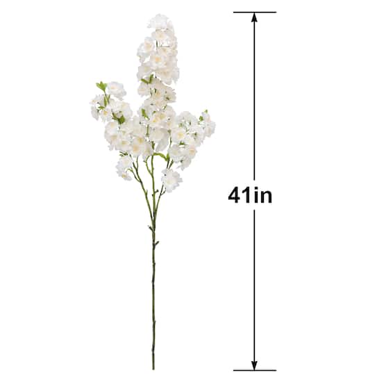 41" White Cherry Blossom Stem by Ashland®